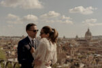 Bride and groom picture destination wedding Rome